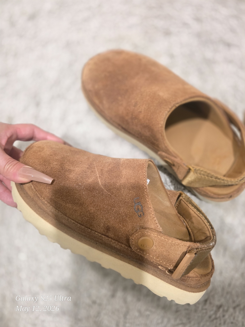 UGG Women’s Chestnut Suede Slip-On Clog